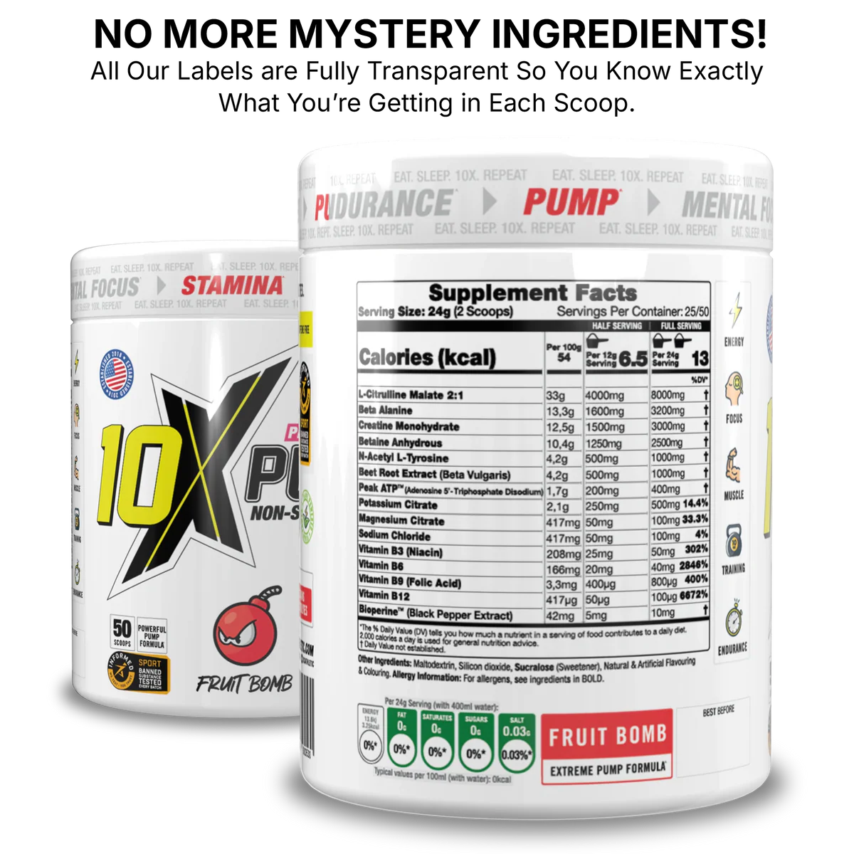 10X Athletic Pump