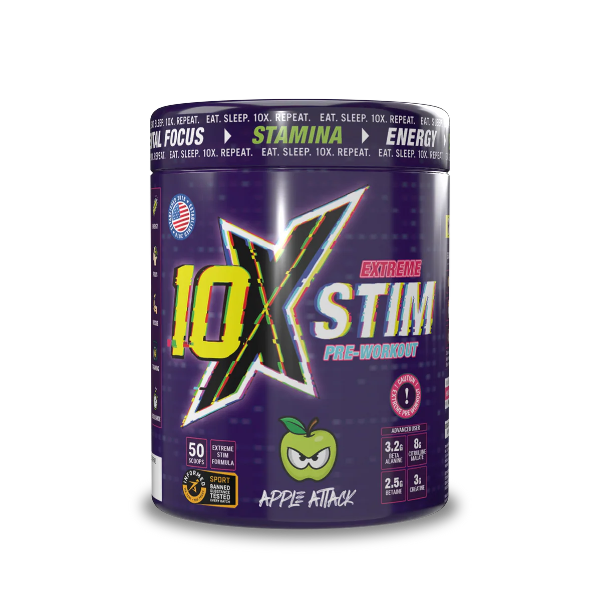 10X Athletic Stim 600G