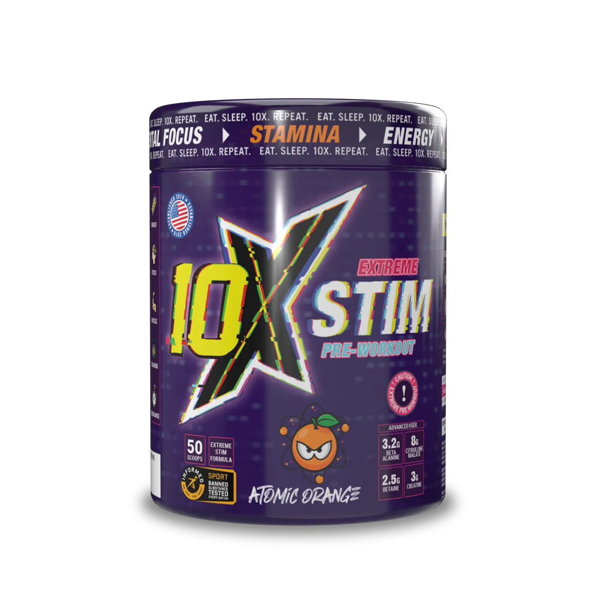 10X Athletic Stim 600G