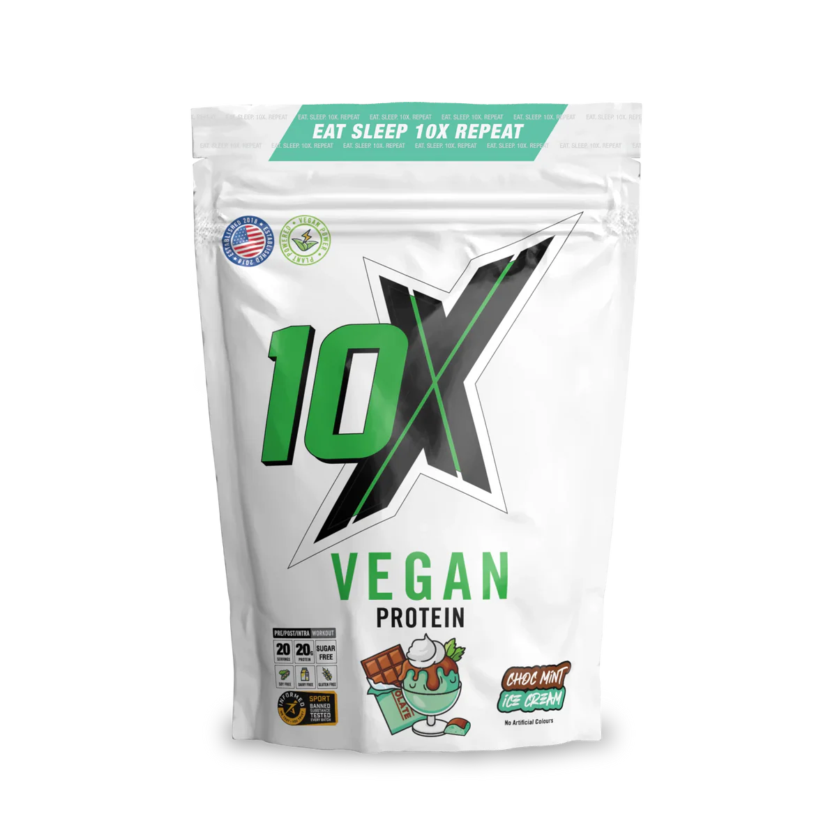 10X Athletic Vegan Protein 540G