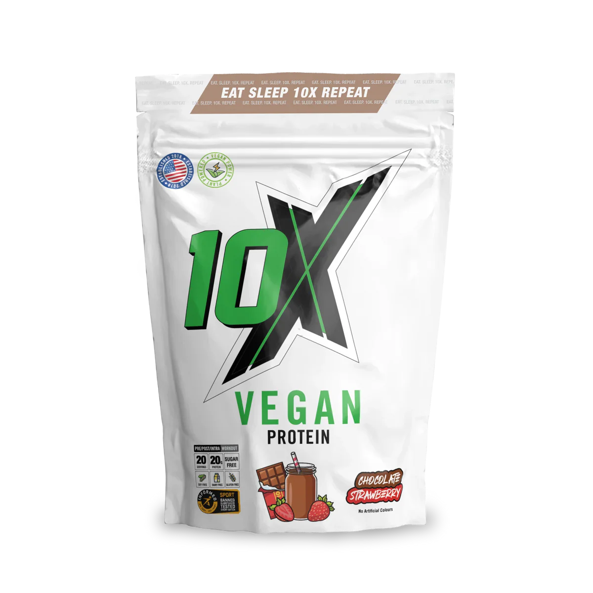 10X Athletic Vegan Protein 540G