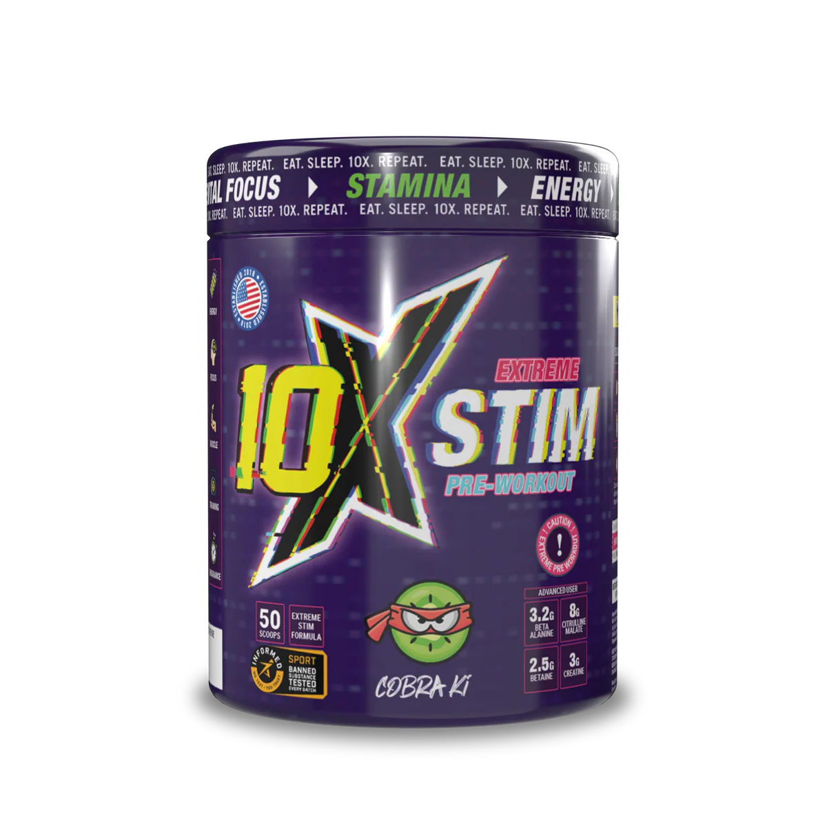 10X Athletic Stim 600G