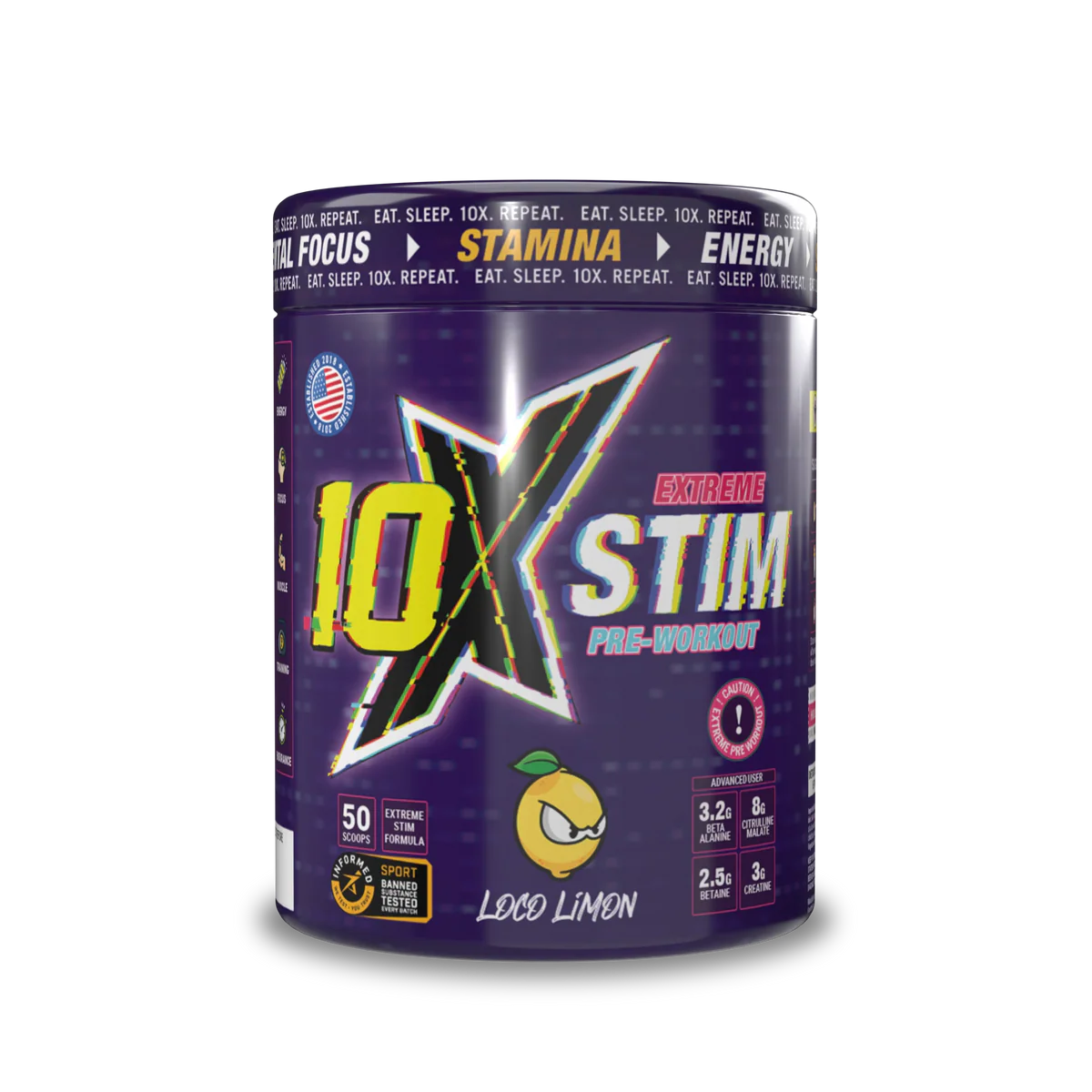 10X Athletic Stim 600G