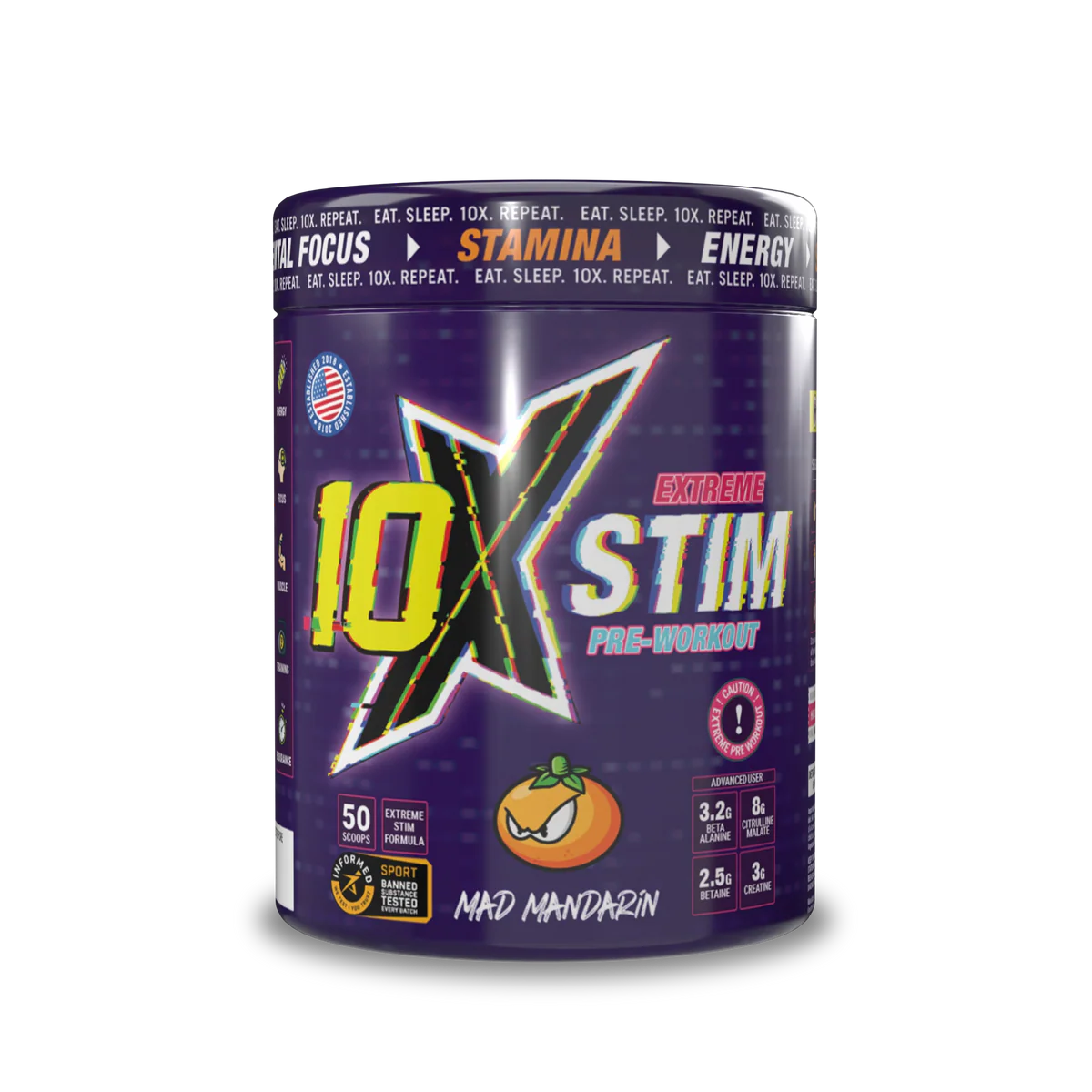 10X Athletic Stim 600G