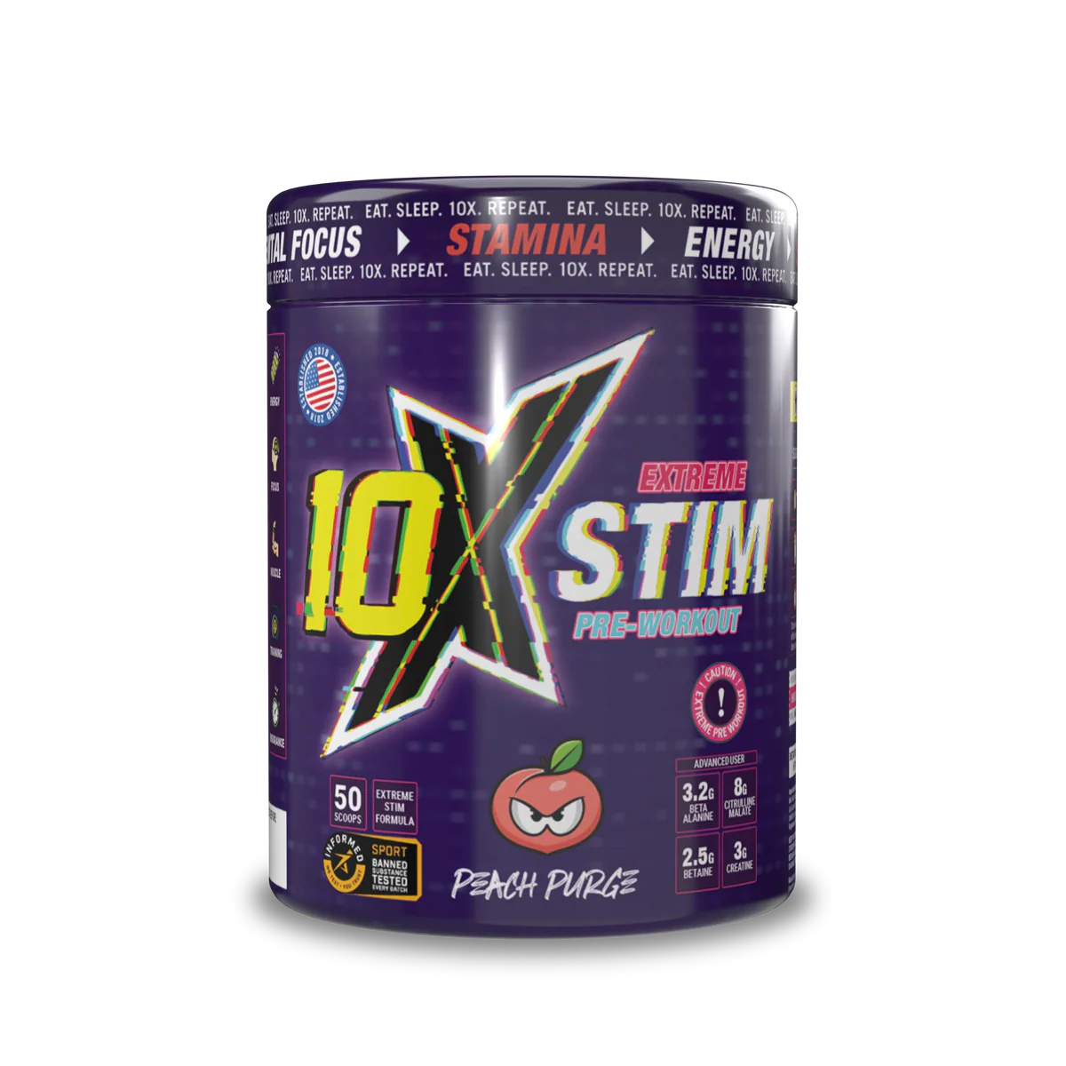 10X Athletic Stim 600G