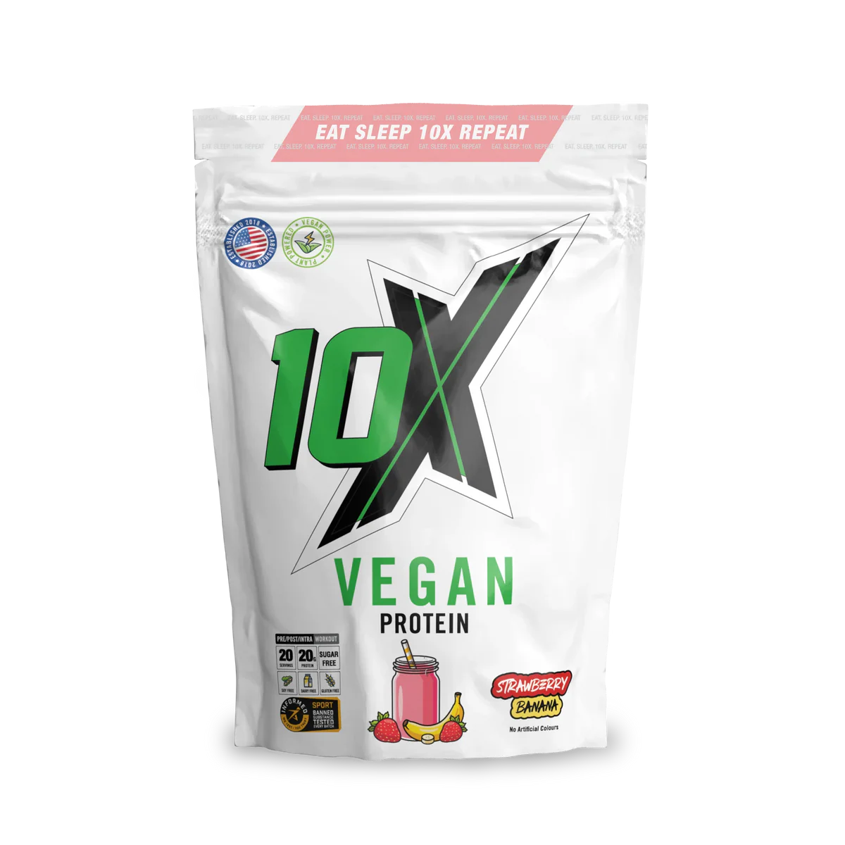 10X Athletic Vegan Protein 540G