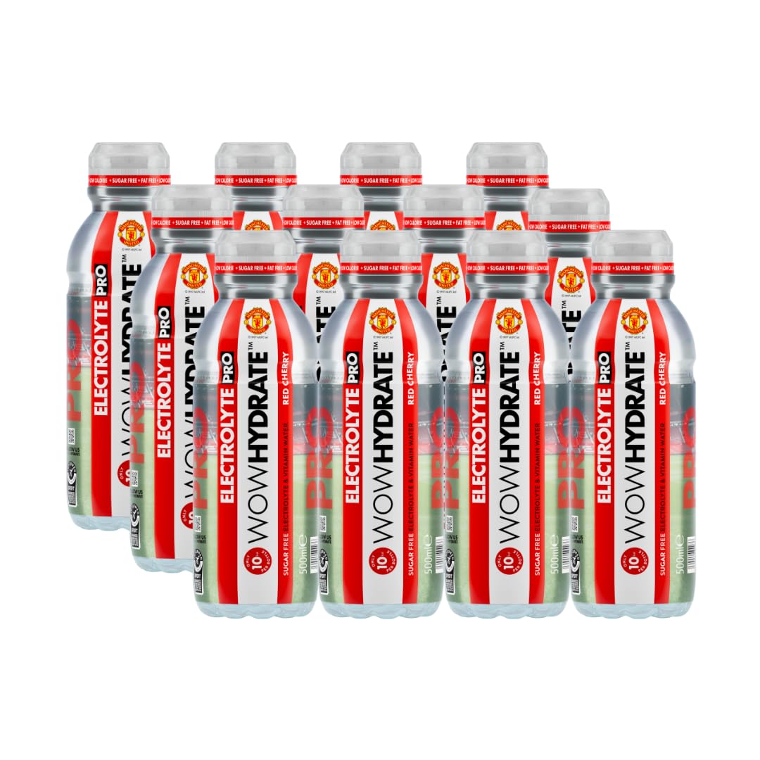 Wow Hydrate Electrolyte Pro 12x500ml Red Cherry