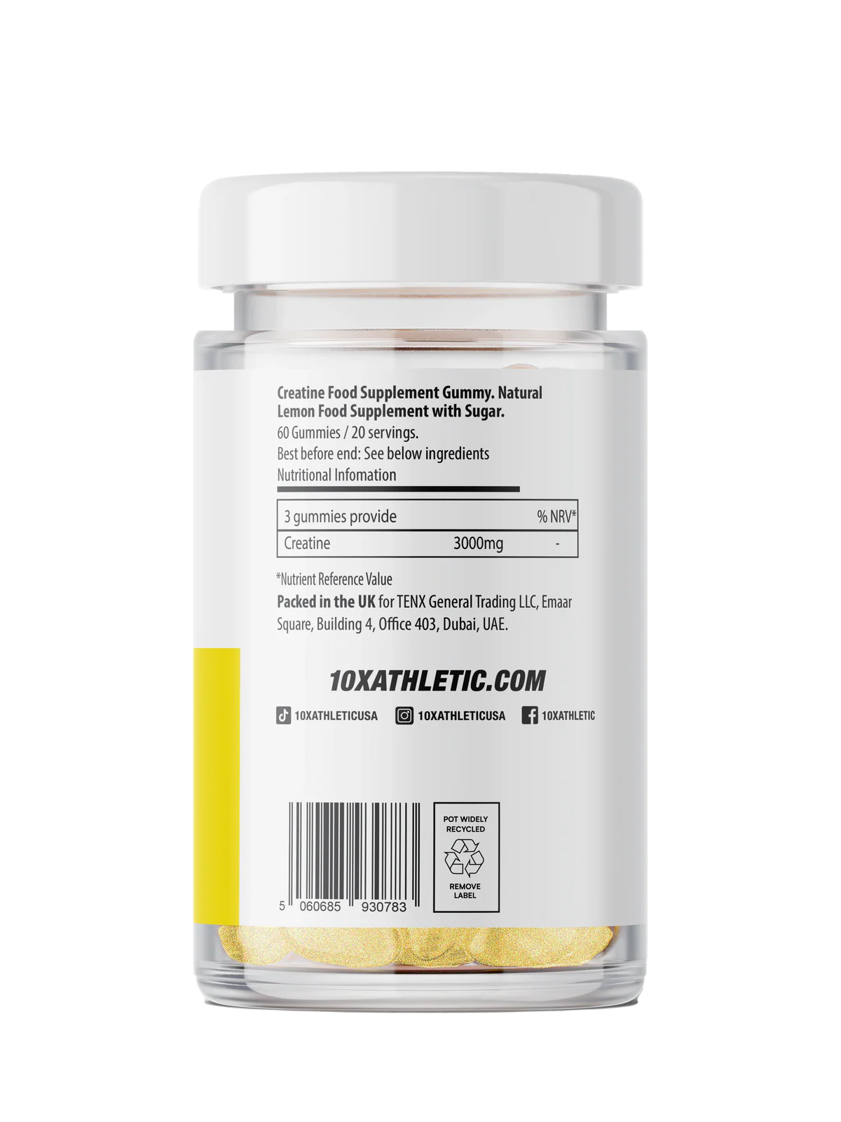 10X Athletic Creatine Gummies