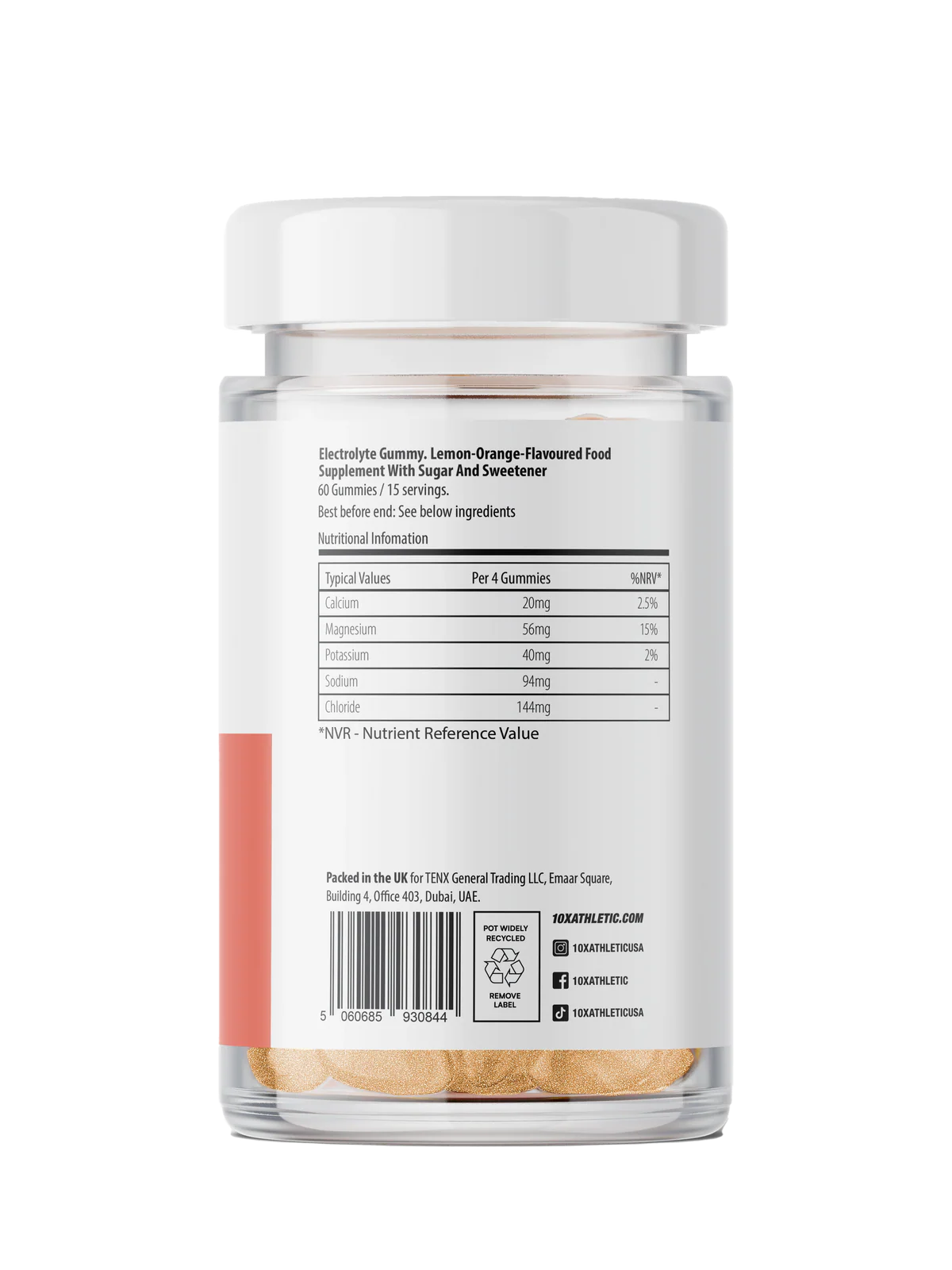 10X Athletic Electrolyte Gummies