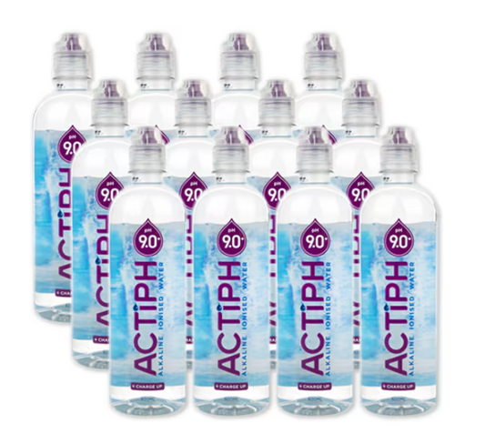 Actiph Alkaline Ionised Water 12x600ml