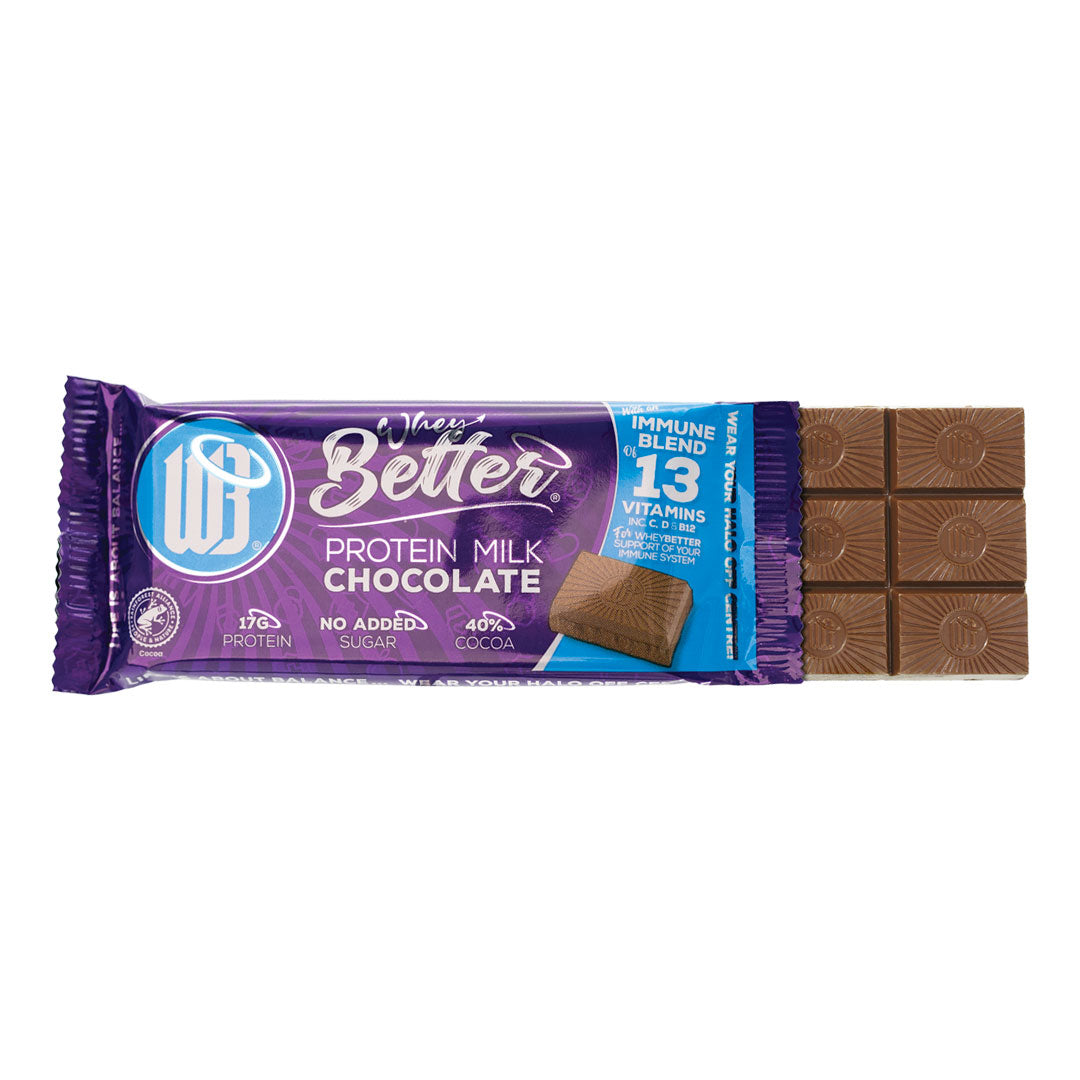 WheyBetterProtein Chocolate 12x75g Immune Blend of Vitamins